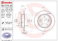 Remschijf BREMBO, Remschijftype: Massief, u.a. für Hyundai, KIA - thumbnail