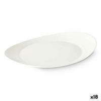 Dinerbord Wit Glas 30,5 x 3 x 26 cm (18 Stuks)