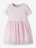 Zomerjurk voor meisjes met tule rok NAME IT lichtroze.
