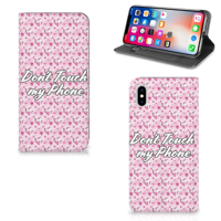 Apple iPhone Xs Max Design Case Flowers Pink DTMP