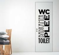 Deursticker WC - thumbnail