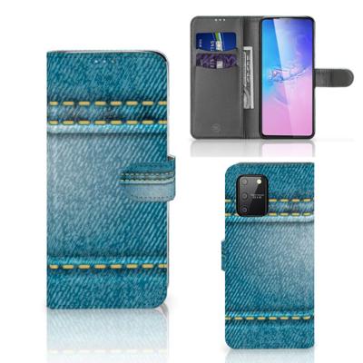 Samsung S10 Lite | Wallet Case | met Pasjes | Jeans