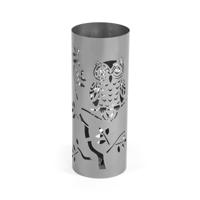 Paraplubak Versa Zilverkleurig Uilenfamilie 19 x 49 x 19 cm
