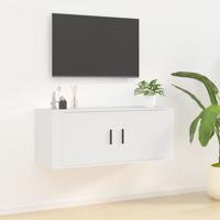 Tv-wandmeubel 100x34,5x40 cm wit