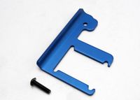Chassis brace, revo (3mm 6061-t6 aluminum) (blue-anodized)/ 4x16mm bcs - thumbnail