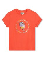 SONIA RYKIEL ENFANT t-shirt en coton à logo strassé - Orange - thumbnail