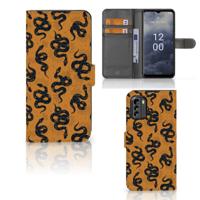 Telefoonhoesje | Met pasjeshouder | voor Nokia G60 Snakes