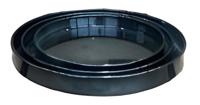 Schotel Cylinder Vibrant Grijs M 28x3,5cm - Buitengewoon de boet