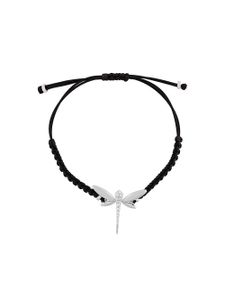 Anapsara bracelet Dragonfly en or blanc 18ct - Noir