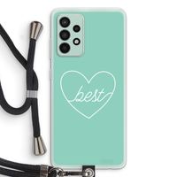 Best heart pastel: Samsung Galaxy A52s 5G Transparant Hoesje met koord