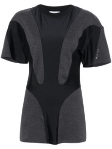 Mugler t-shirt en coton biologique - Gris