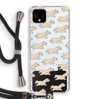 Ponys: Pixel 4 XL Transparant Hoesje met koord
