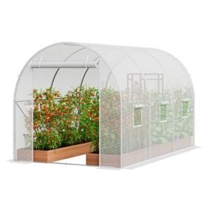 VEVOR kas tunnelkas koudframe tomatenhuis 292x196x190cm wit