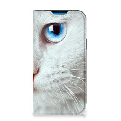 iPhone 14 Pro | Hoesje maken | Witte Kat