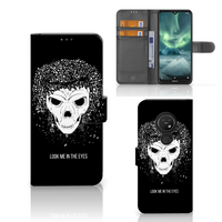 Telefoonhoesje met Naam Nokia 7.2 | Nokia 6.2 Skull Hair