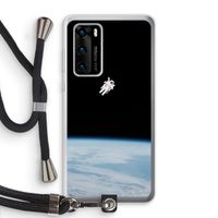 Alone in Space: Huawei P40 Transparant Hoesje met koord