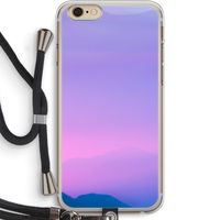 Sunset pastel: iPhone 6 PLUS / 6S PLUS Transparant Hoesje met koord