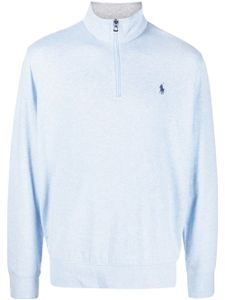 Polo Ralph Lauren débardeur en coton mélangé à logo brodé - Bleu