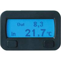 10320 Sinustec Thermostaat Thermostaatfunctie, Opbouw, Inbouw, Binnentemperatuur, Buitentemperatuur, IJswaarschuwing, Steigingsmeter, Hellingmeter, Datum,