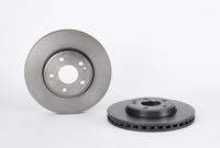 Remschijf COATED DISC LINE BREMBO, Remschijftype: Binnen geventileerd, u.a. für Mercedes-Benz