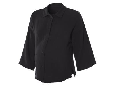 esmara Mousseline dames zwangerschapsblouse (Zwart, XS (32/34))