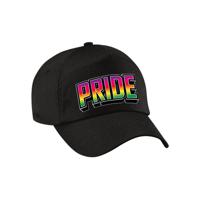 Gay Pride pet voor volwassenen - zwart - pride - regenboog - LHBTI - unisex