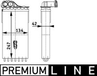 Kachelradiateur, interieurverwarming AH112000P