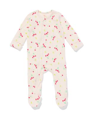 HEMA Newborn meegroeiboxpakje kersen ecru (ecru)