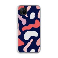 Memphis Shapes Pink: Huawei P40 Lite Transparant Hoesje