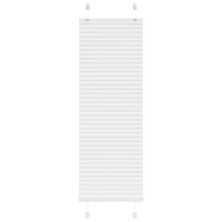 VidaXL Plissé rolgordijn 45x150 cm stofbreedte 44,4 cm polyester wit
