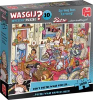 Jumbo puzzel 1000 stukjes) - wasgij retro mystery 10 - de voorjaars-schoonmaak!