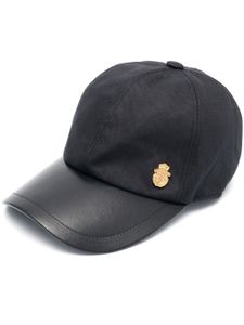 Billionaire casquette en cuir - Noir