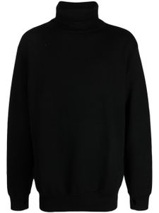 Maharishi pull en laine mérinos à col roulé - Noir