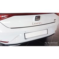 Zwart RVS Bumper beschermer passend voor Seat Leon IV HB 5-deurs 2020- AV245245