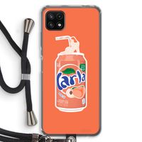 S(peach)less: Samsung Galaxy A22 5G Transparant Hoesje met koord