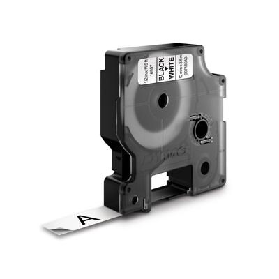 Gelamineerd tape Dymo S0718040 Zwart/Wit