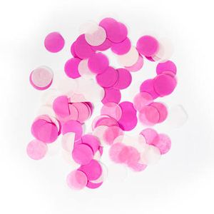 Baby Roze en Witte Confetti (14g)