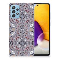 Samsung Galaxy A72 | TPU | Siliconen hoesje | Flower Tiles Samsung Galaxy A72 | TPU | Siliconen hoesje | Flower Tiles