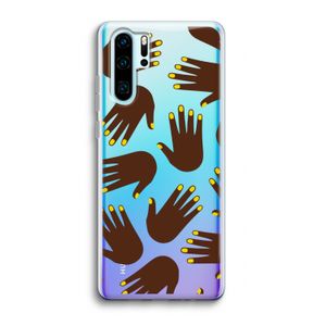 Hands dark: Huawei P30 Pro Transparant Hoesje