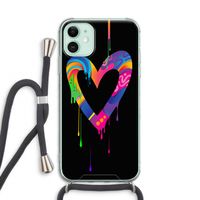 Melts My Heart: iPhone 11 Transparant Hoesje met koord