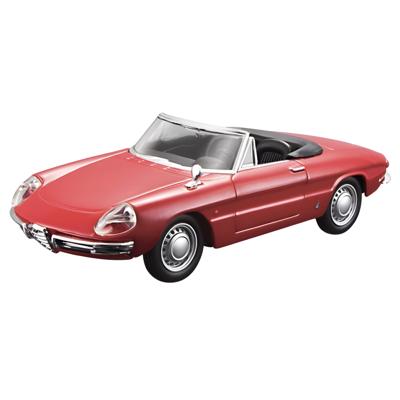 BBURAGO Modelauto - Alfa Romeo - rood - 1:23 - speelgoedauto