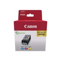 Multipack-inktcartridges - CANON - CLI-521 Cyaan/Magenta/Geel