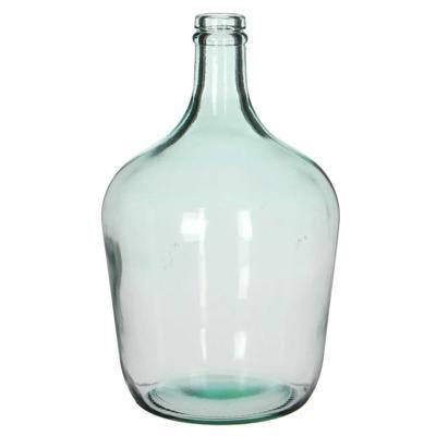 Mica Decorations Vaas Diego - flessenhals - gerecycled glas - 27 x 42 cm