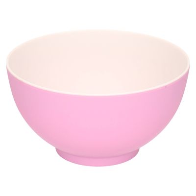 Onbreekbare kunststof/melamine roze dessert schaaltje Dia 14 x H 7.5 cm voor outdoor/camping