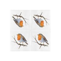 Esschert Design servetten roodborst 33cm