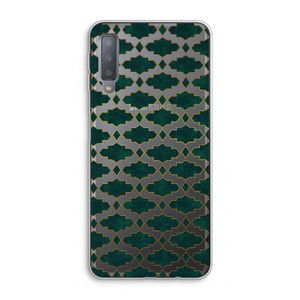 Moroccan tiles: Samsung Galaxy A7 (2018) Transparant Hoesje