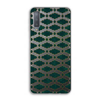 Moroccan tiles: Samsung Galaxy A7 (2018) Transparant Hoesje