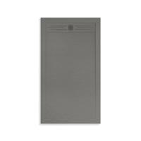 Douchebak BWS Veroni Elite 160x90 cm Composietsteen Grijs