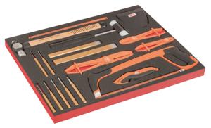 Bahco Foaminlay Fit&Go 3/3 met slag- en snijgereedschap en slangklemtangen - met lasermarkering - 26-delig - FF1A224LM