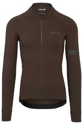 AGU Solid Fietsshirt Lange Mouwen Performance Heren - Ground coffee - XXXL